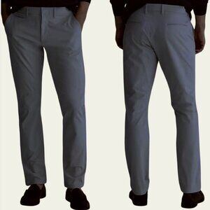 J. Crew Thomson FLEX Light Gray Tapered Fit Straight Chino Pants Size W34 L34